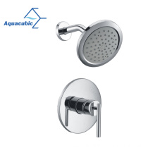 Aquacubic Wall Mounted Hot Cold Mixing Valve CUPC Bath Shower Faucet